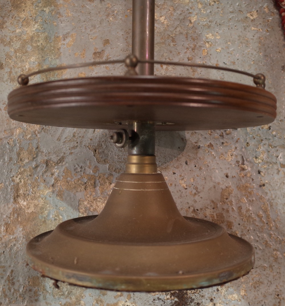 Three similar tubular metal standard lamps with adjustable anglepoise arm, - Image 8 of 13