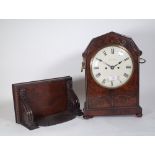 Taylor Diss; a Victorian mahogany and brass inlaid 8 day bracket clock,