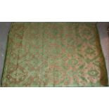 Feizy Rugs; two late 20th century light green patterned carpets, with green abstract pattern,