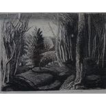 Graham Sutherland (1903-1980), Woodland, etching, signed and numbered 12/60, 12cm x 16cm.