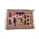 A 20th century Afghanistan 'Soviet Invasion' rug,