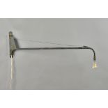 Jean Prouve, a swing-jib wall light, circa 1950, painted metal, 100cm.