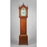 A GEORGE III OAK LONGCASE CLOCK By John Payne, Lenham,