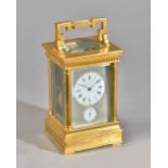 A FRENCH GILT-BRASS REPEATING CARRIAGE CLOCK For Henry Capt, Geneva, by A.