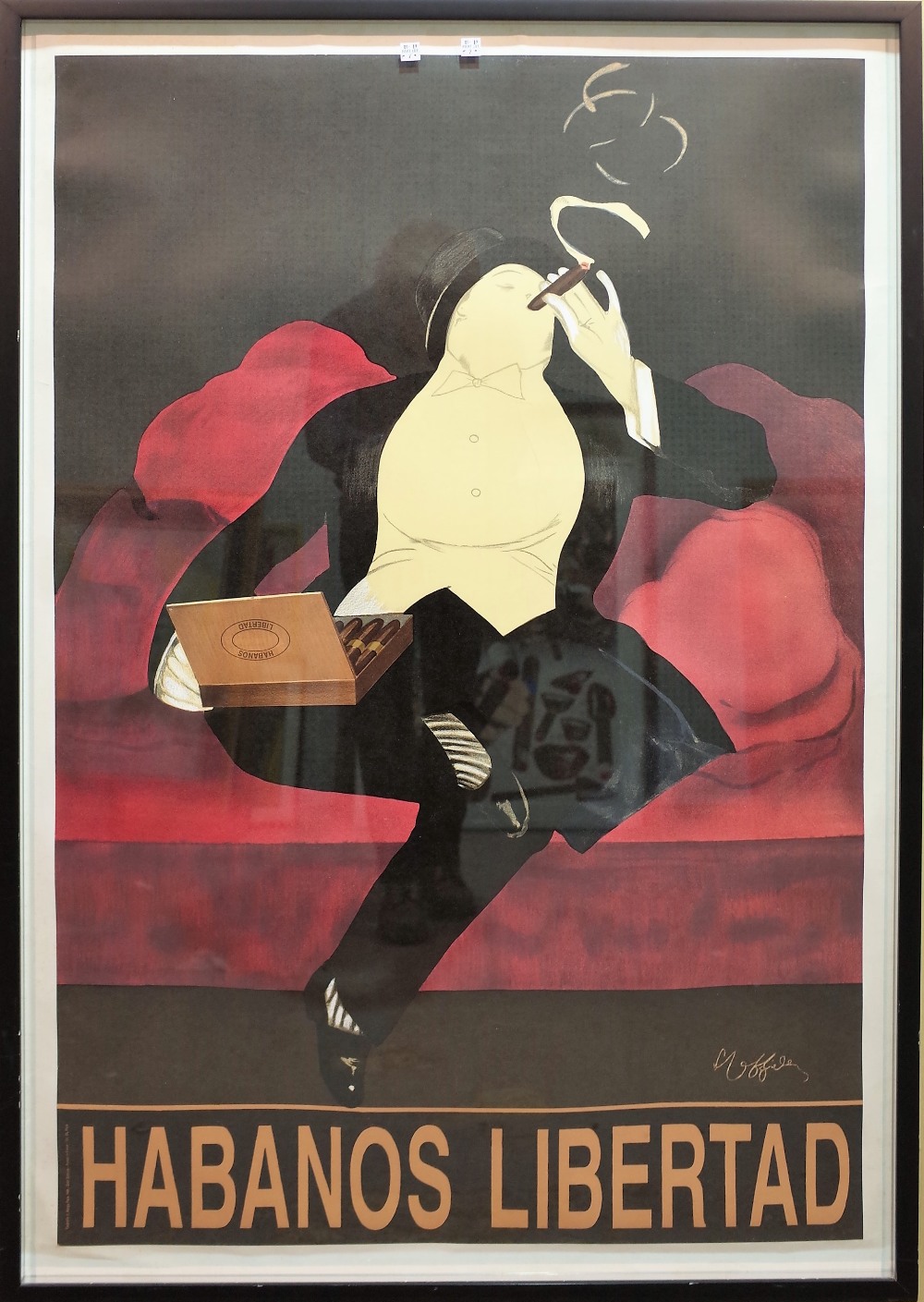 Tadanori Yokoo 'Cigar Club', lithographic coloured poster, 102cm x 72cm, - Image 3 of 4