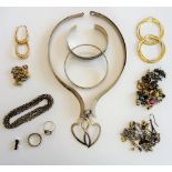 A group of jewellery comprising; twenty pairs of earrings,