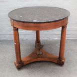 An early 19th century French Empire gueridon/centre table,