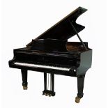 Steinway & Sons; an ebonised model D Concert grand piano, circa 1999, serial number 552181,