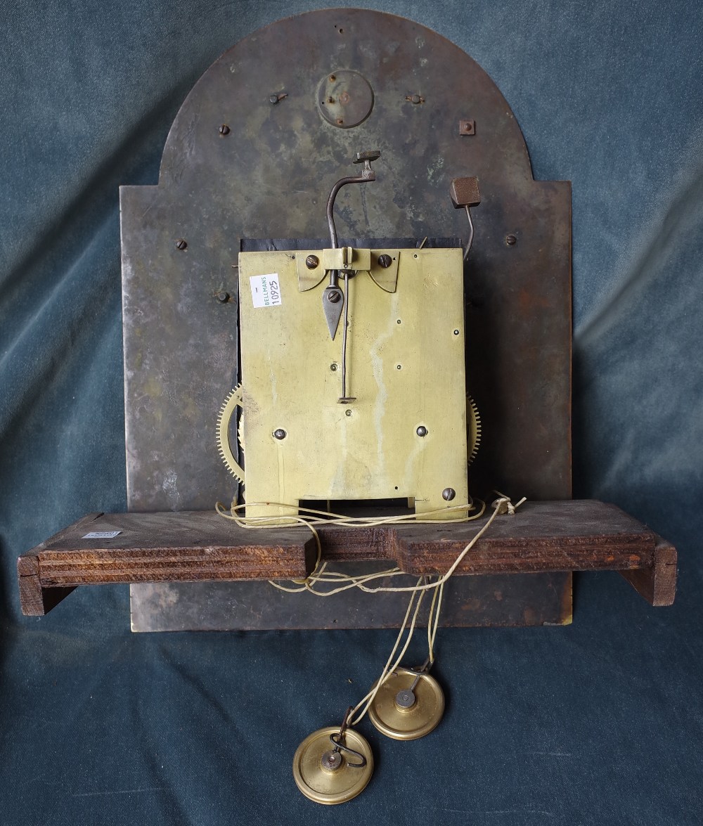 A LONGCASE CLOCK MOVEMENT The dial signed Thomas Hughes, London 12in. - Image 7 of 7