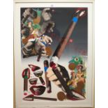 Tadanori Yokoo 'Cigar Club', lithographic coloured poster, 102cm x 72cm,