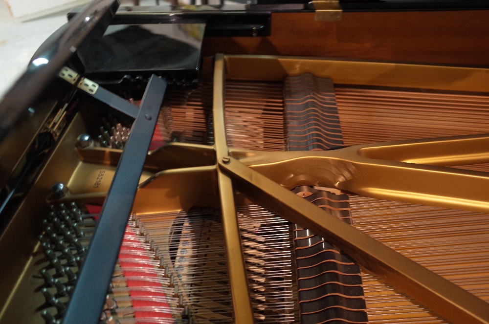 Steinway & Sons; an ebonised model D Concert grand piano, circa 1999, serial number 552181, - Image 5 of 12