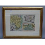 A map by Abraham ORTELIUS: (Tuscany, part of), Corsica, Marcha Anconae, on a single sheet,