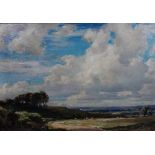 Arthur A Friedenson (1872-1955), A Purbeck Landscape, oil on panel,