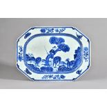 A Chinese export blue and white part service, early 19th century,