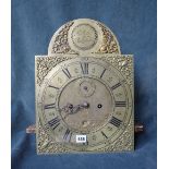 A GEORGE I LONGCASE CLOCK MOVEMENT Francis Webb, Watlington 12in.