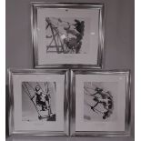 FINE ART GALLERY EXHIBITION PRINTS: a group of 5 black and white photographs.