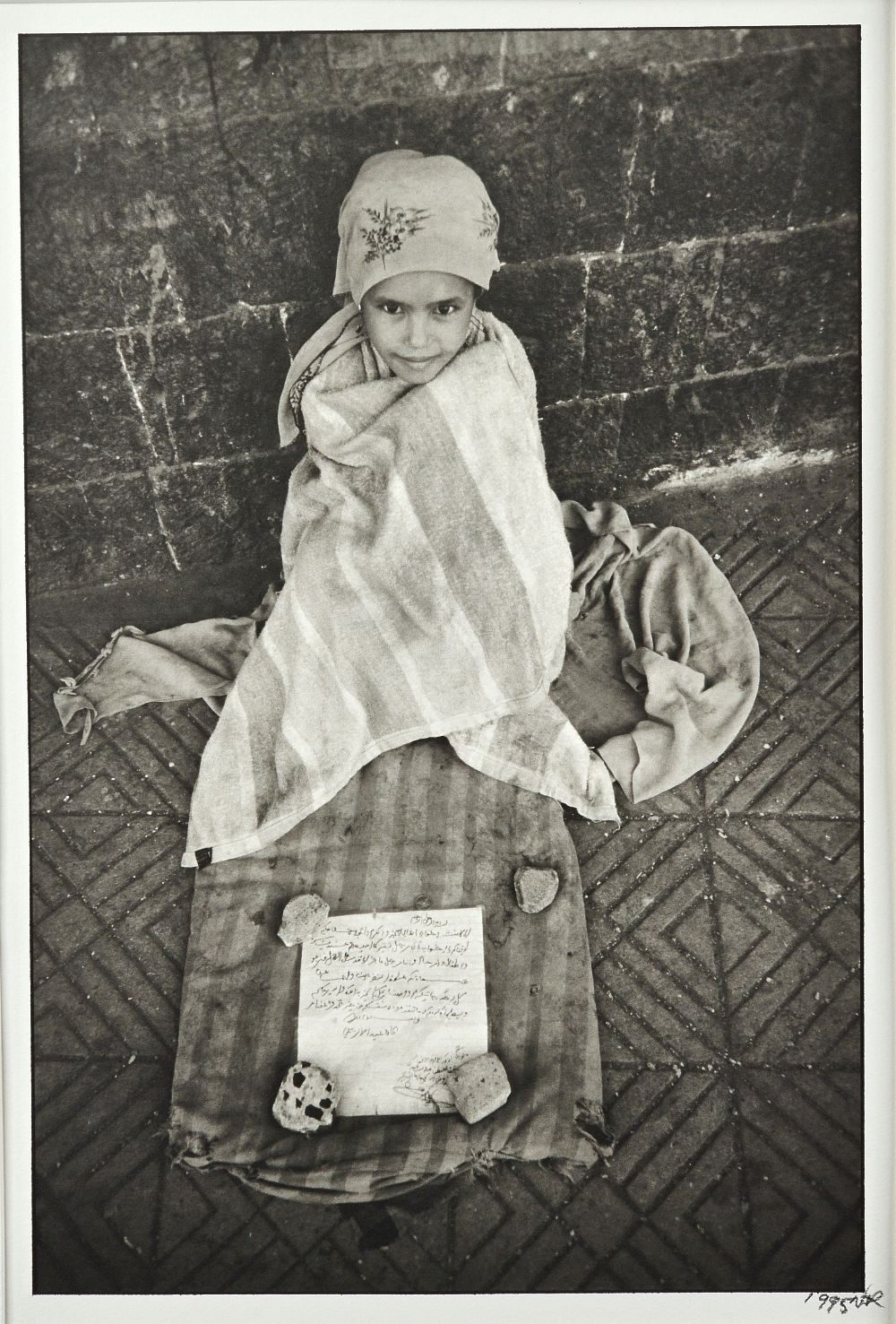 NICK ROSS (Contemporary) Children of Yemen portraits 1990 - 1995: two platinum prints, 'Iman, - Image 2 of 2