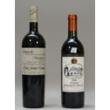 One bottle of 1996 Valpolicella superiore Dal Forno Romano and one bottle of 1989 Chateau