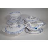 A Royal Doulton Conistan patterned part dinner service for six with tureens, (qty).