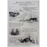 Rowland Langmaid (1897-1956), 'The Laws of the Navy', a set of four etchings, each signed in pencil,