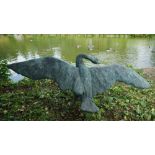 Olwen Gillmore, swan, bronze, approx. 100cm high. DDS