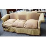 A mahogany sofa,