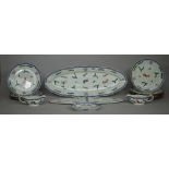 A Herend porcelain fish service,