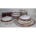 A large of quantity of decorated dinner and tea wares, Luneville, woods ware and sundry, (qty).