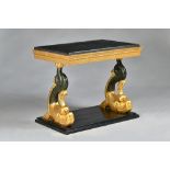 A Russian console table, C.