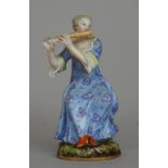 A Meissen porcelain figure, late 19th century,