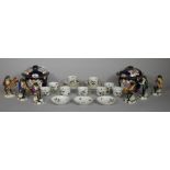 A quantity of ceramics, including; a Herend porcelain part tea service,