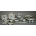 A extensive Haviland Limoges `Mozart Chantoung' pattern part dinner, tea and coffee service, modern,