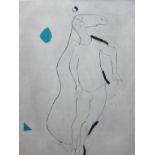 Marino Marini (1901-1980), Figure and horse, etching, signed and numbered 39cm x 50cm.