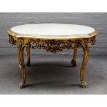 A Rococo Revival coffee table,