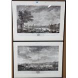 After Vernet, French Ports, a set of nine facsimile prints of the original engravings,