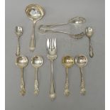 Assorted American sterling silver flatware,