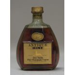 One bottle of Fine Champagne Antique Hine Cognac, Tres Vieille.