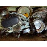 A quantity of electroplated wares, including tureens, muffin dishes and sundry, (qty.).