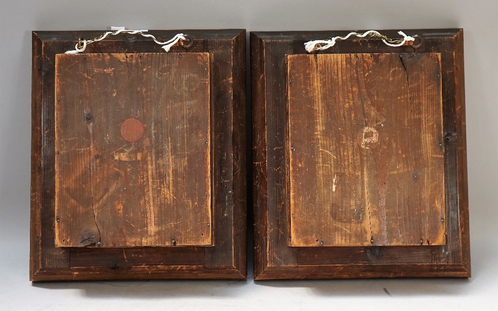 A pair of 19th century Black Forest linden/lime wood relief carved panels, - Image 4 of 4