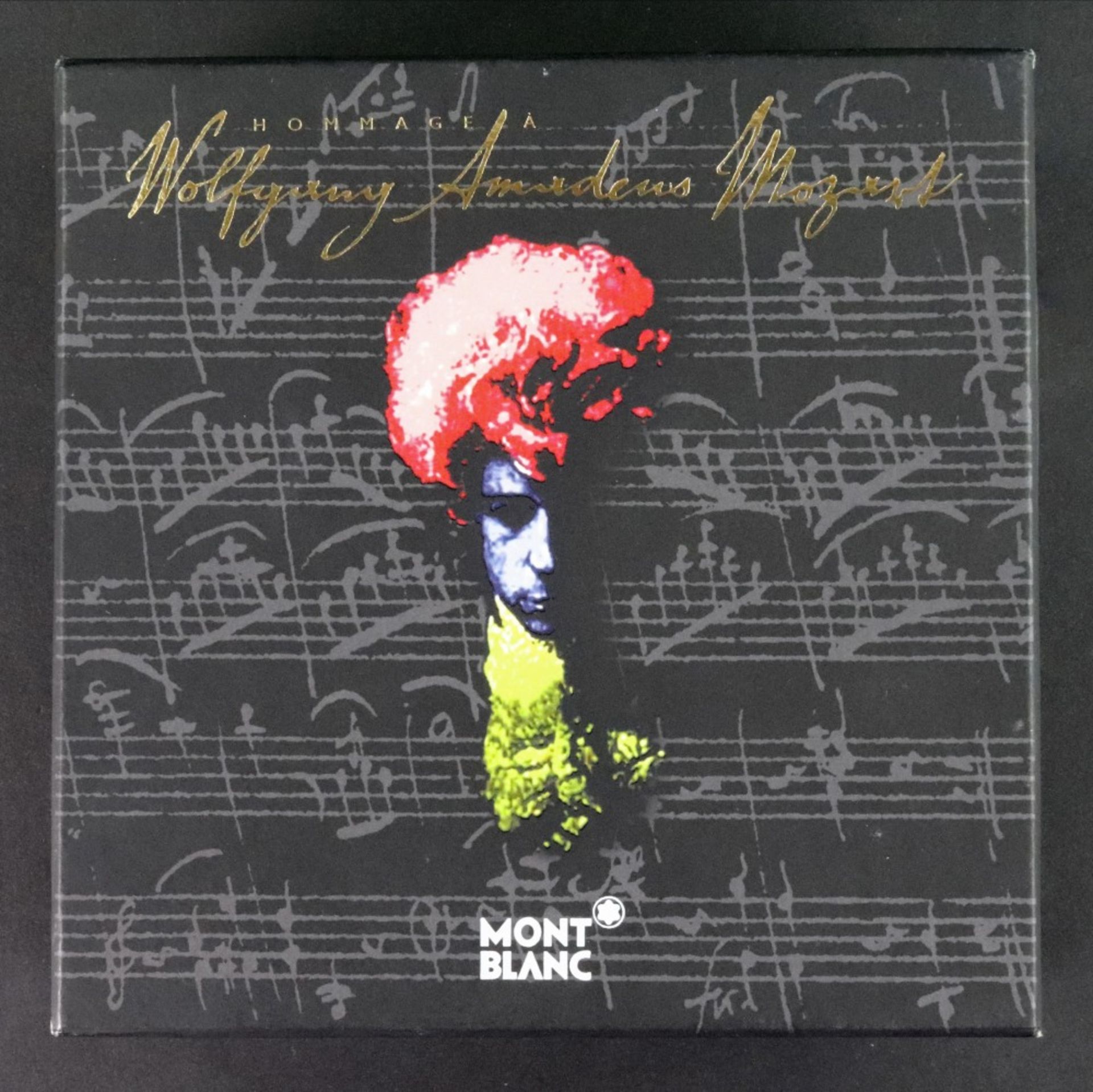 Mont Blanc; a Meisterstuck Hommage à W A Mozart ballpoint pen, with Amadeus CD, - Bild 2 aus 4