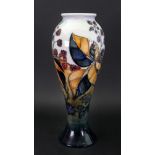 A Moorcroft slender baluster vase, circa 1996,