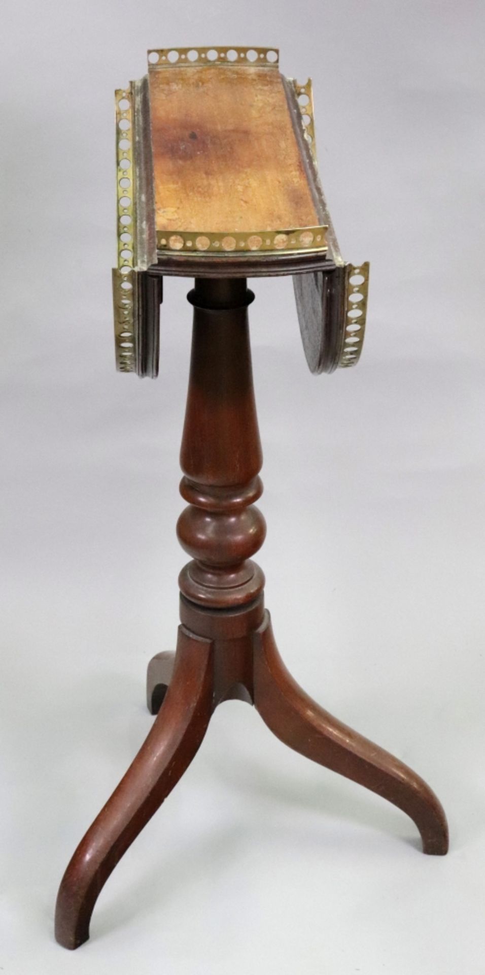 A George III mahogany pedestal table, - Image 2 of 2