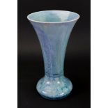 A Pilkingtons Royal Lancastrian vase, 1913, of flared trumpet form on circular base,