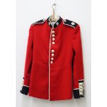 An Irish Guards tunic, R & F 1959 pattern by Kashket & Partners, size 7,