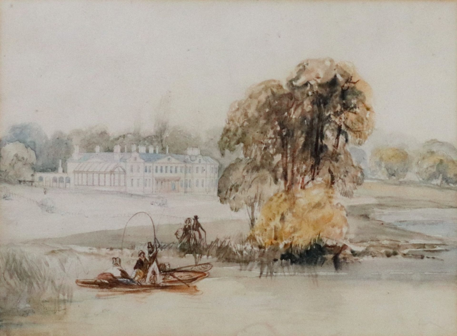 Follower of David Cox Jnr (British, 1809-1885), Stratfield Saye House, Hampshire,