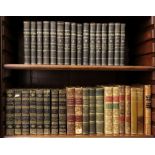 Works of Lord Byron, 1832, 16 volumes, half calf, marbled boards, Works of Shakespeare,