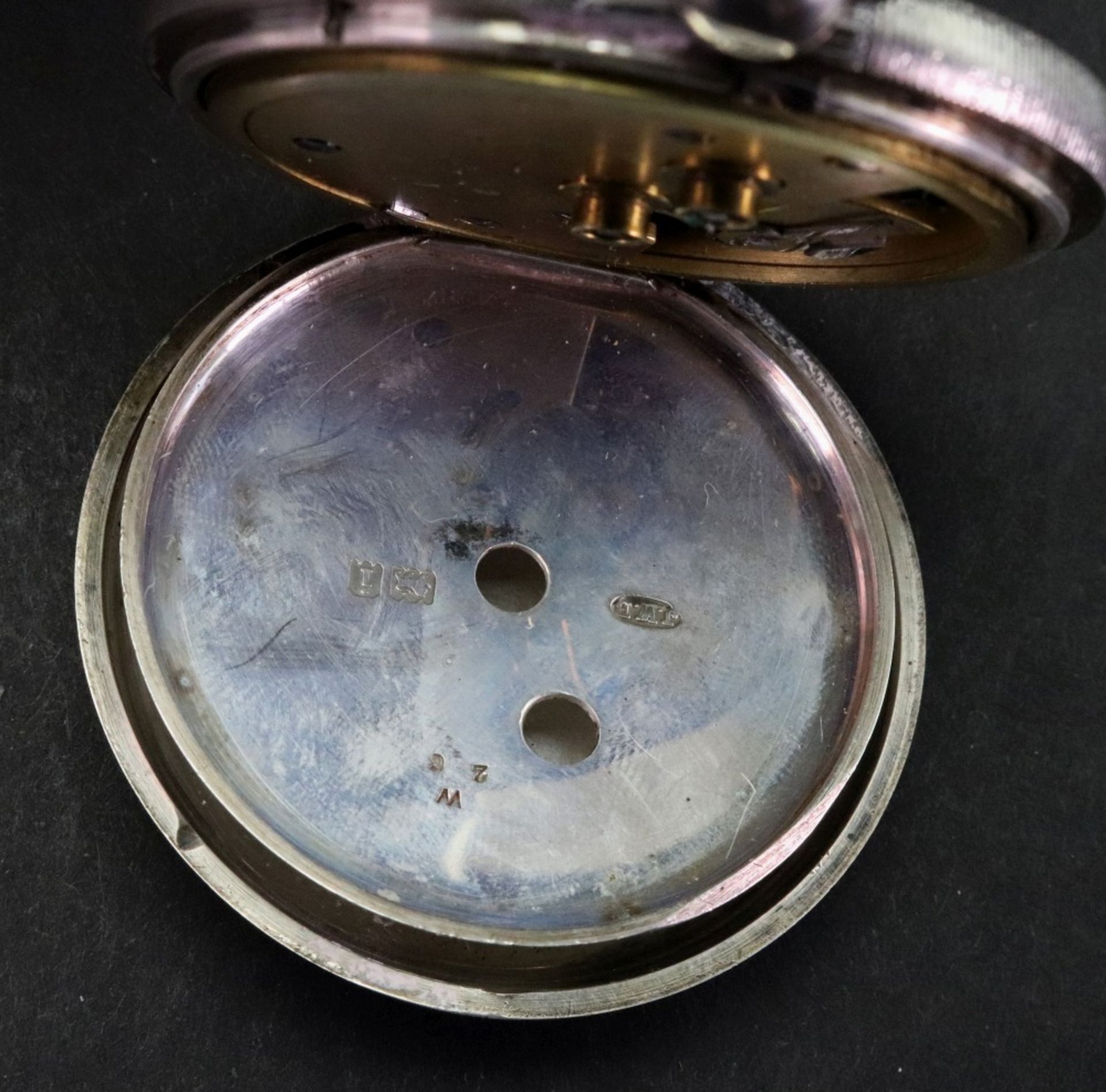J W Benson; a gentleman's silver cased pocket watch, - Image 3 of 4