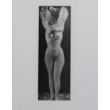 DORA MAAR (1907 - 1997) Untitled: nude taking off robe, ca. 1930s.