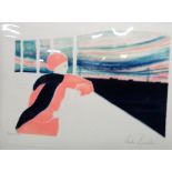Andre Brasilier (French 1929-2004), Les Tage, colour lithograph signed,