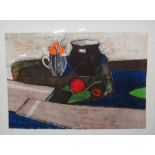 René Genis (French b.1922) Pot Brun, colour lithograph signed, 119/120 45cm x 66.